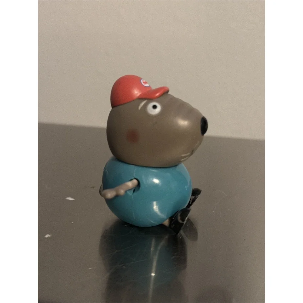 Peppa Pig Figures Set Of 6 Plastic Includes Grandad - Picture 9 of 10